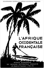 affiche poster afrique occidentale française