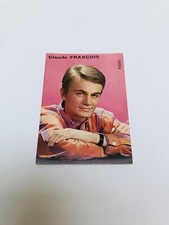 Mini carte postale postal card publistar CLAUDE FRANÇOIS 5x7cm