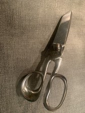 Paire de ciseaux de sellier chromé Blanchard fabriqué en France