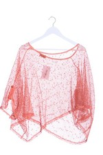 TERA BORA Blouse transparente Dames Blouse T EU 38 rouge style décontracté