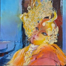 tableau huile sur toile signé