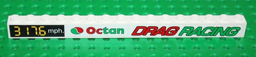 Lego brick 1x16 with drag - brick, 'drag