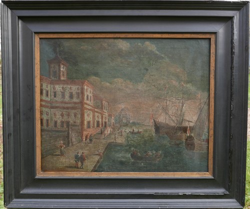 Tableau paysage canal - tableau, de