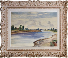 MARIE VITON (1893-1954) Elève de Paul Sérusier / RARE PAYSAGE SIGNEE  (296)