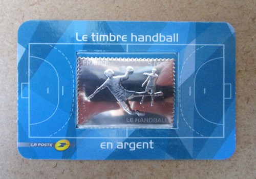 Ancien timbre argent massif - ancien, en