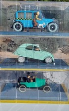 tintin voitures 1/24 hachette    (no aroutcheff, leblon, pixi, moulinsart)