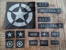 KIT POCHOIR STENCIL SCALE 1/8