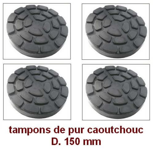 Tampons pur caoutchouc - de,