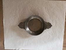 Ancienne Ecuelle à Oreilles Etain 14cm Voir Poinçon