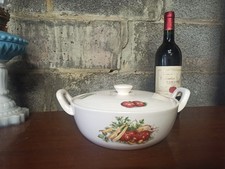 Grand Plat couvert légumier cuisson au four en céramique Villeroy Boch