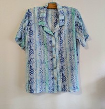 Blouse chemisier bleu