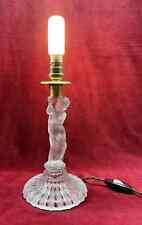 BACCARAT PIED DE LAMPE DE SALON ENFANT BEBE CHERUBIN PUTTI ANGE ANGELOT CRISTAL