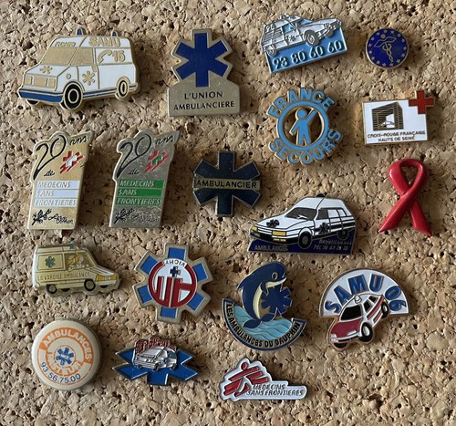 Lot pin ambulances - pin's, samu