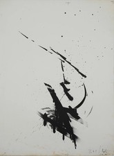 Jean MIOTTE : Composition abstraite - Lithographie originale signée BAT