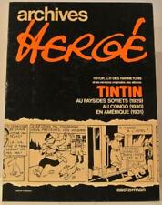 Tintin - Plv les Archives Hergé - 32 cm x 24 ( Tintin soviets, Congo, Amérique)
