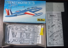 Maquette avion HELLER CM 170 FOUGA MAGISTER 1/72è - 80220 -COMPLET avec sa colle