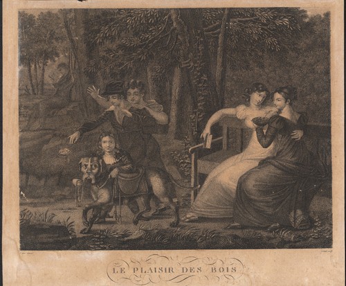 1810 rare gravure - rare, plaisir