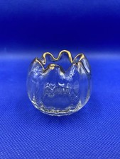 Vase Miniature Forme Boule Chinoise Émaillé Or Legras Montjoye Bon État