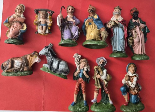 Figurines crèche complet - crèche,
