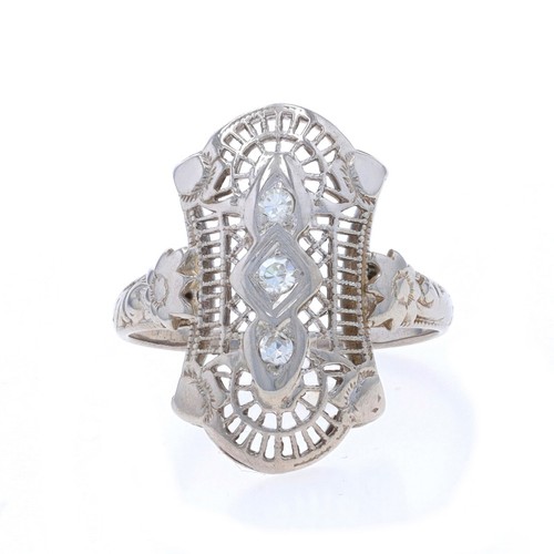 Blanc diamant art déco - art,