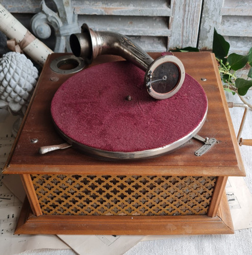 Ancien phonographe pathe - phonographe,