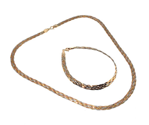 Collier bracelet pour - et,