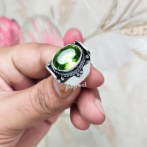 bague homme argent pierre
