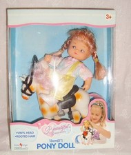 Vintage poupée avec cheval