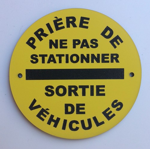 Panneau prière pas - priÈre, de