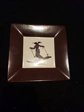 Vide Poche Porcelaine De Natalie Lapique, Peint Par B.Ripert