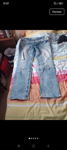 Jean femme troué bleshed - femme,
