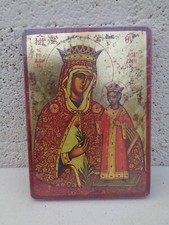 icône en bois lithographiée