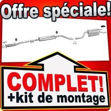 Échappement pour FIAT PUNTO II (188) 1.2 16V 80CH 1999-2006 Silencieux