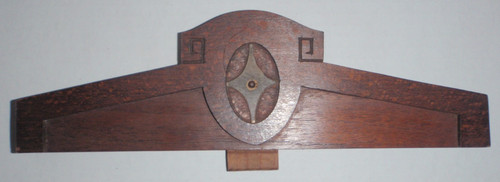 German wall clock wood - wall, topper