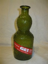 ? Vintage Ancienne CARAFE PUBLICITAIRE GET 27° PIPPERMINT Broc Pichet Bouteille