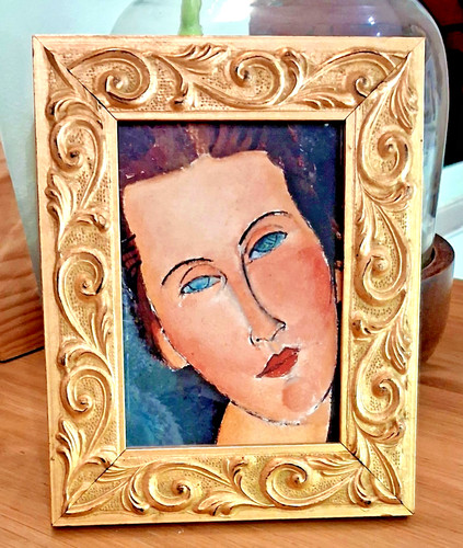 Tableau baroque bois doré - tableau,