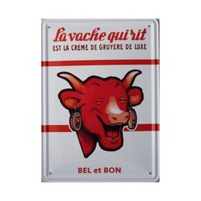 Plaque métal publicitaire