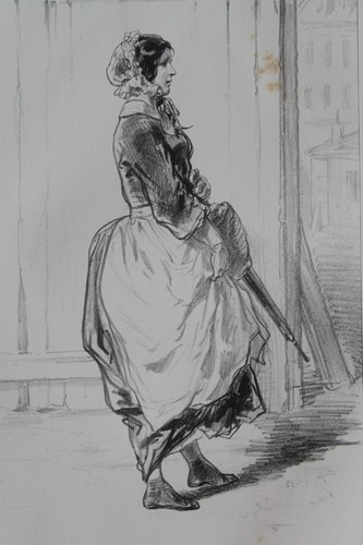 Gavarni lithographie originale - gavarni,