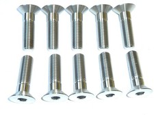 Boulons Vis M12 X 1,25 X 45 En Titane GR5 À Tête Fraisée 12MM Pas 1,25