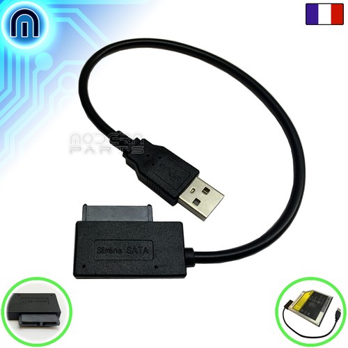 Adaptateur lecteur dvd mini - cd/dvd,