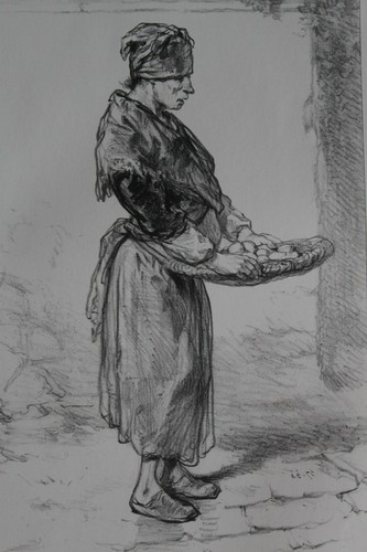 Gavarni lithographie originale - lithographie,