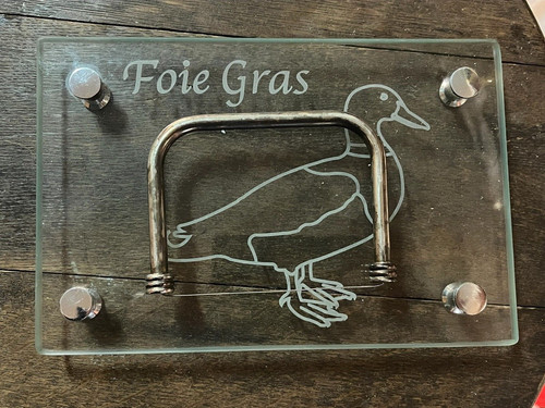 Plat découpe foie gras fil - de,