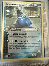 Carte pokemon FR Kaimorse de team aqua Holo 6/95 Bloc ex team magma vs team aqua