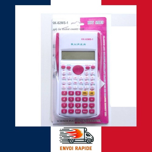 Calculatrice rose collège - calculatrice,