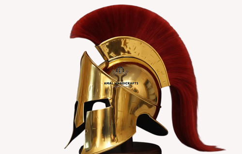 Casque spartiate doré amal - spartiate,