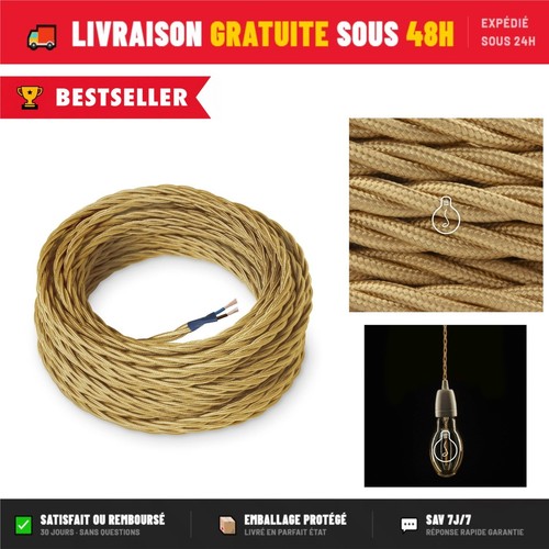 Câble électrique textile