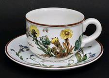 Superbes TASSE A THE + SOUCOUPE signées VILLEROY & BOCH modèle BOTANICA /1
