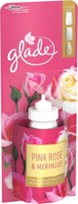 LOT DE 3 GLADE  sense & spray pink rose & meringue  - Recharge diffuseur