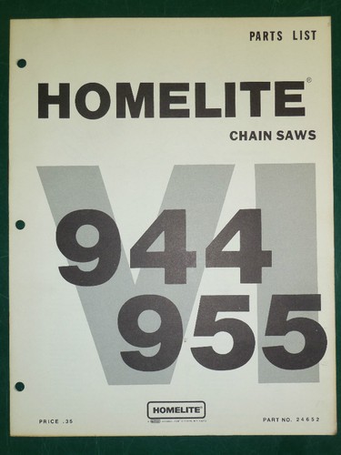 Homelite 944 955 - homelite, saw