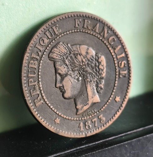 Monnaie france centimes 1873 - monnaie,